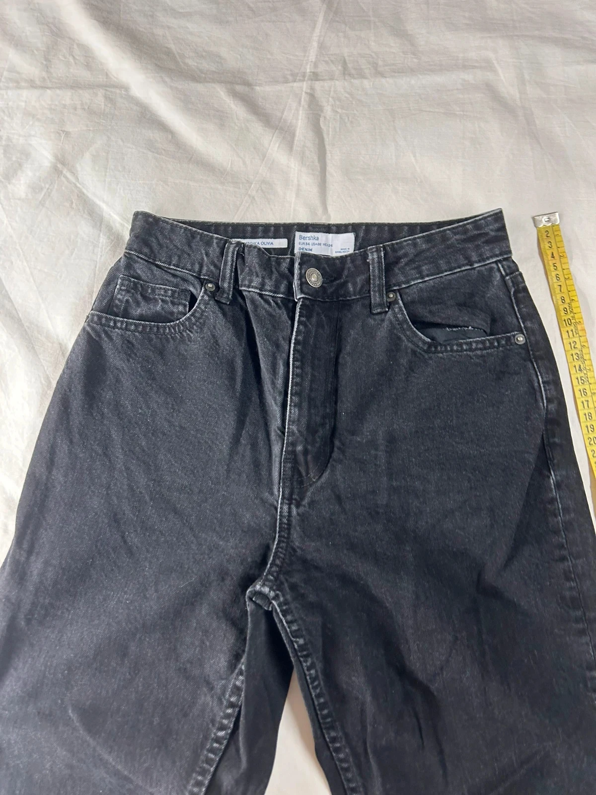 Jeans mom preto Bershka tamanho 34 – photo 3